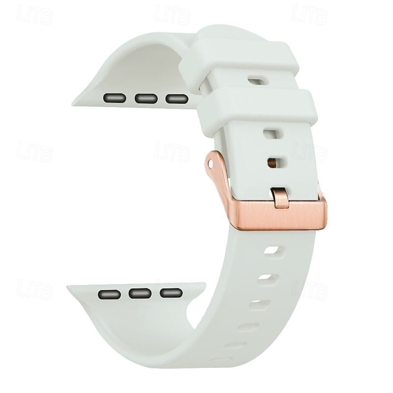 Спортивный ремешок, совместимый с Apple Watch, 38 мм, 40 мм, 41 мм, прочная металлическая застежка, регулируемый силиконовый ремешок, сменный ремешок для iwatch ultra 2 серии 9, 8, 7, se, 6, 5, 4, 3, 2026 - $15.99 –P15