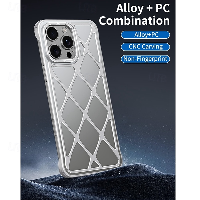 2025年 電話 ケース 用途 iPhone 17 Pro Max 17 Air 16 Pro Max Plus 16 バックカバー 耐衝撃 レトロ風 PC メタル  コレクション – $22.99 –P4