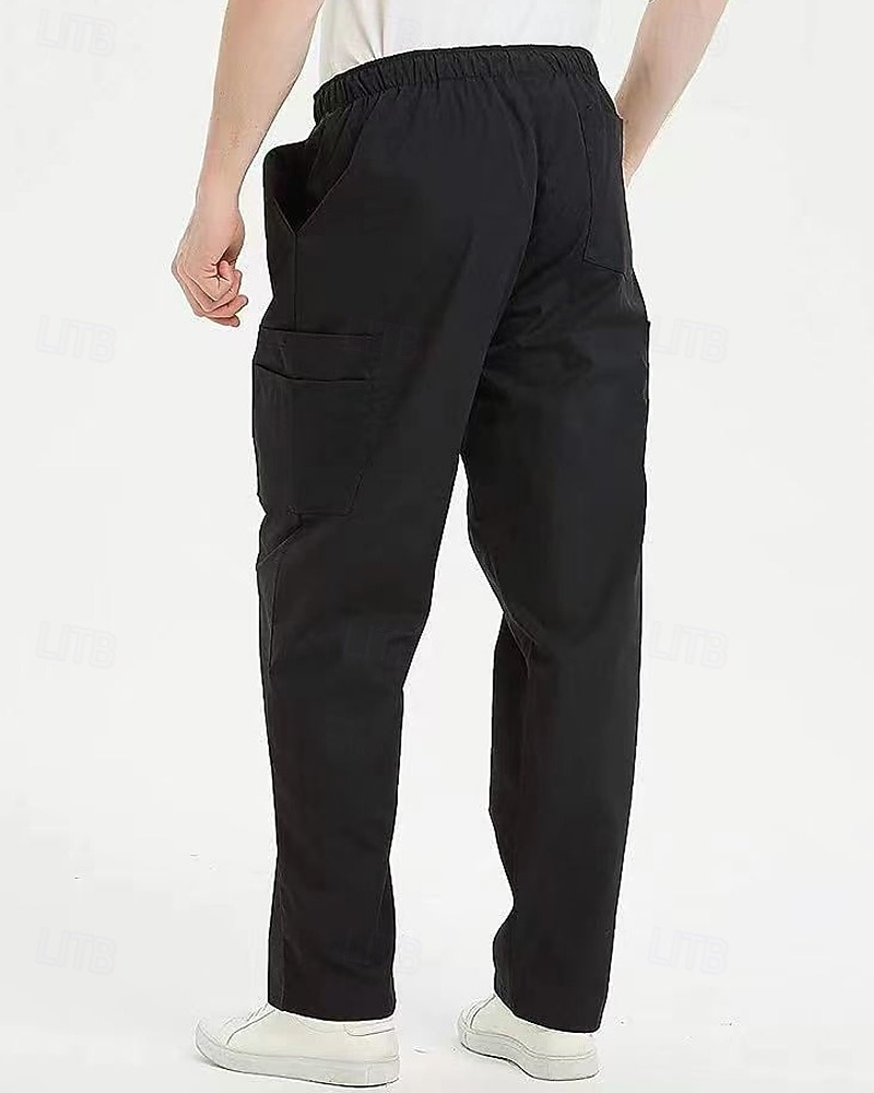 Per uomo Pantaloni Cargo Pantaloni Coulisse Elastico in vita Multi-tasche Semplice Indossabile All'aperto Quotidiano Campeggio & Escursionismo Moda Classico Nero Cachi del 2025 a $25.99 –P10