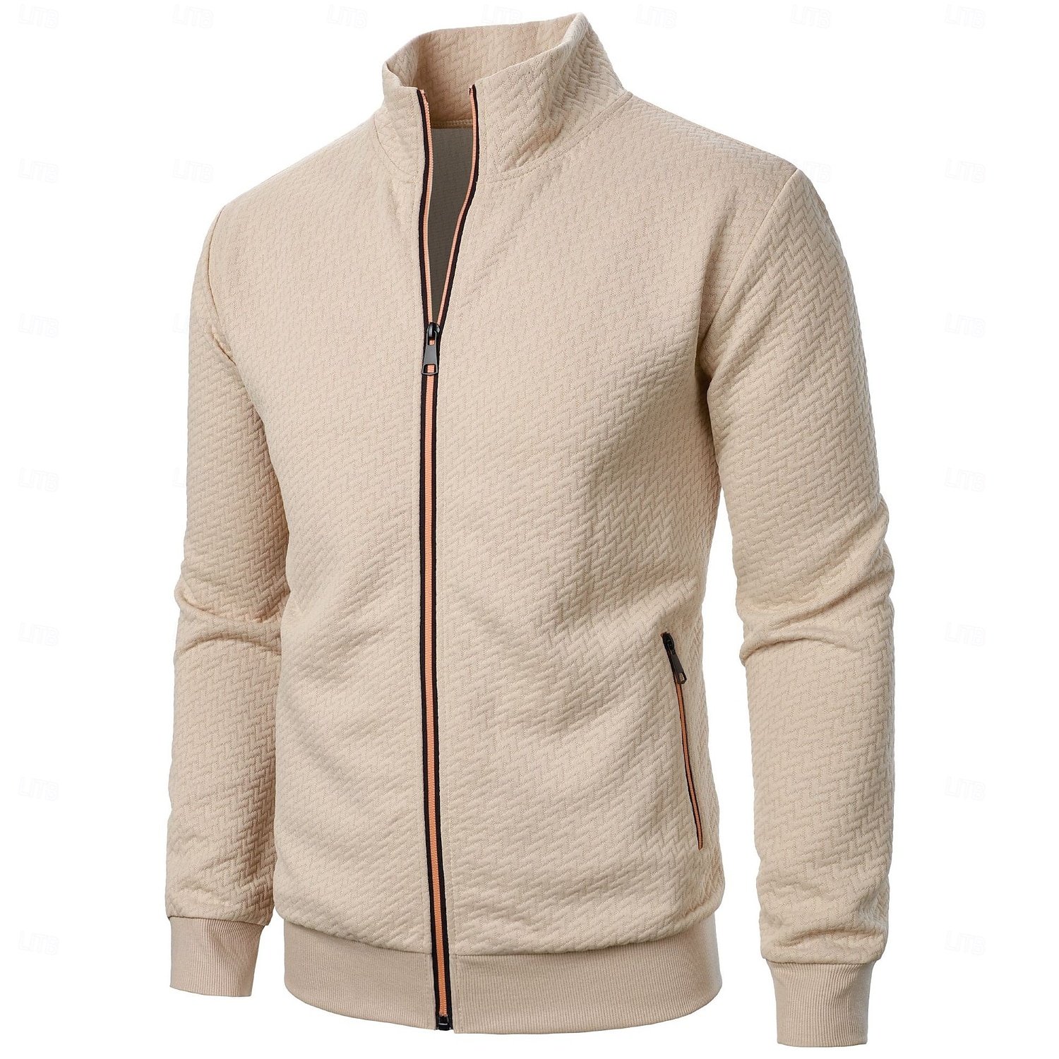 Men's Outdoor Jacket Sport Coat Formal Home Pocket Minimalist Spring Fall Solid Color Active Neutral Shirt Collar Regular Black Burgundy Navy Blue Khaki Grey Jacket 2026 - $28.99 –P4