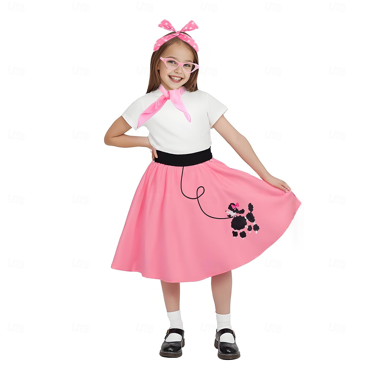 Retro Vintage 1950s Grease Outfits Dress Outfits Poodle Skirts Printing Fancy Dress Girls' Carnival Masquerade Performance Party Kid's Dress 2026 - $38.99 Retro Vintage 1950s Grease Outfits Dress Outfits Poodle Skirts Printing Fancy Dress Girls' Carnival Masquerade Performance Party Kid's Dress 2026 - $38.99