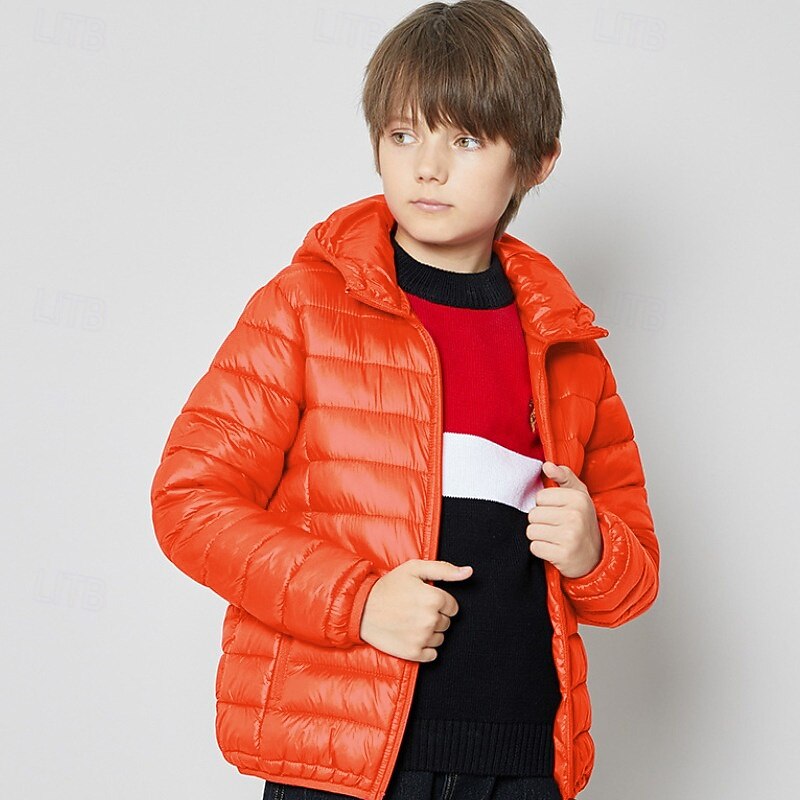 Da ragazzo 3D Liscio Cappotto Manica lunga Inverno Attivo Fantastico Poliestere Bambino 3-13 anni Sport Standard del 2026 a $32.99 –P11