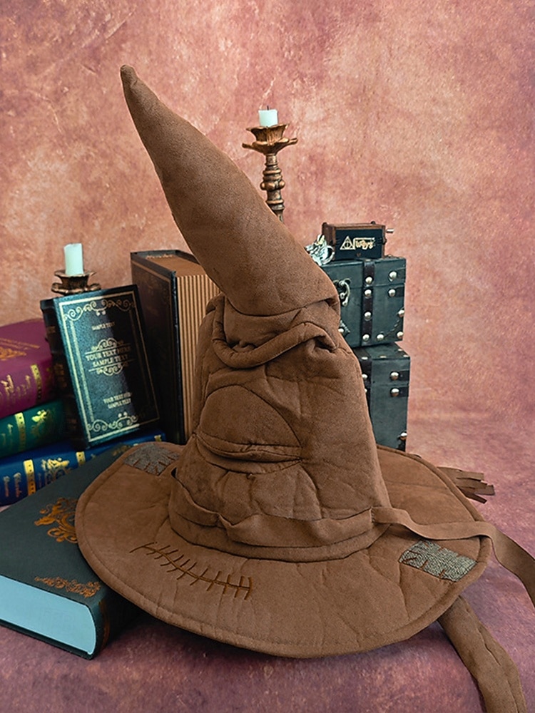 Halloween-heksehatt til dame, vintage-stil trollmannskostymetilbehør, perfekt for cosplay og halloween-fester 2025 - $18.99 –P5