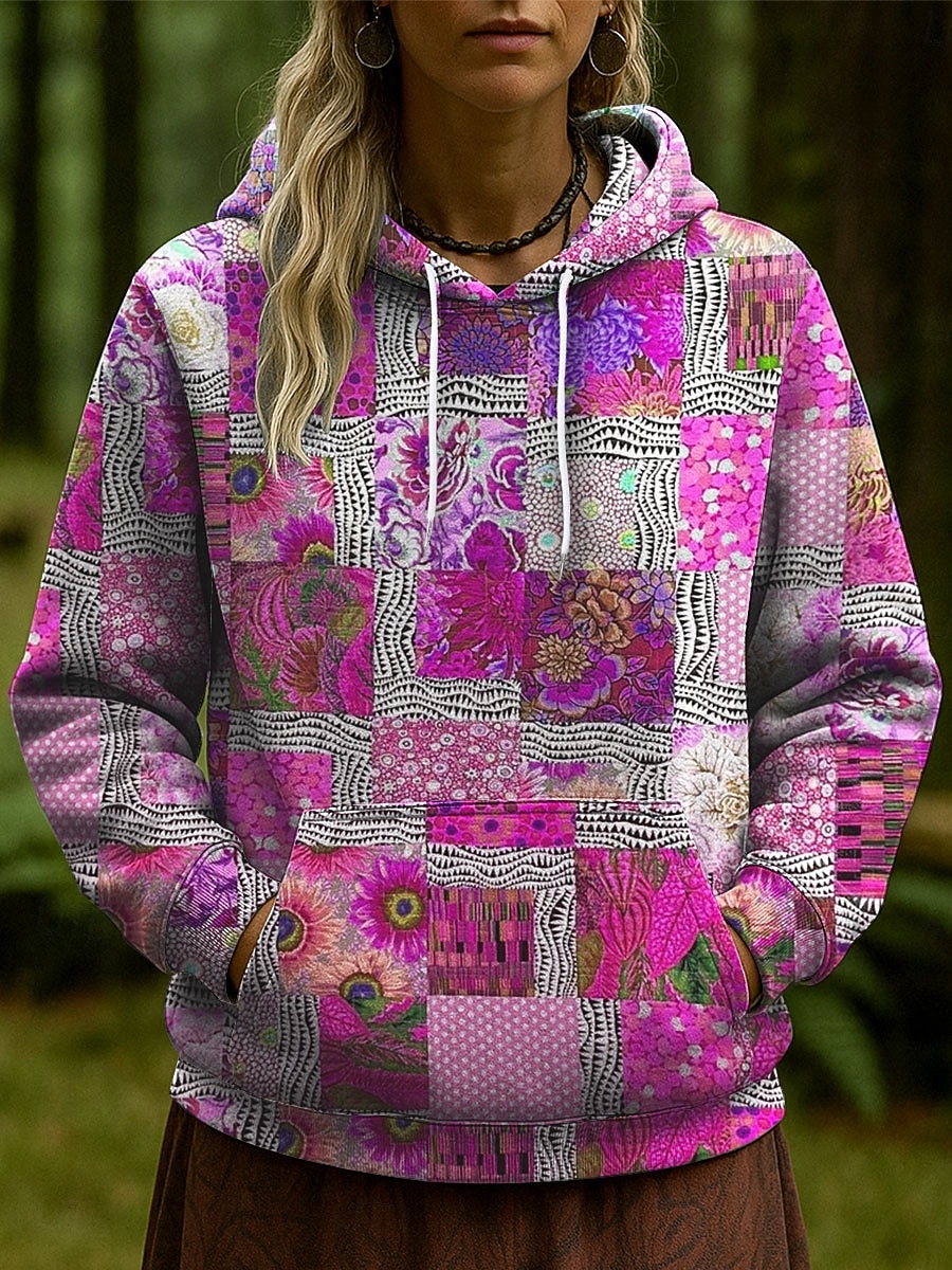 Női Pulóver Hoodie pulóver Virágos Grafika Alkalmi Hosszú ujj Kapucni Normál felsők Party estélyi viselet Utca Hétköznapi Arcpír rózsaszín Medence Narancssárga Lóhere Tavasz Ősz Tél 2025 - $28.99 –P1