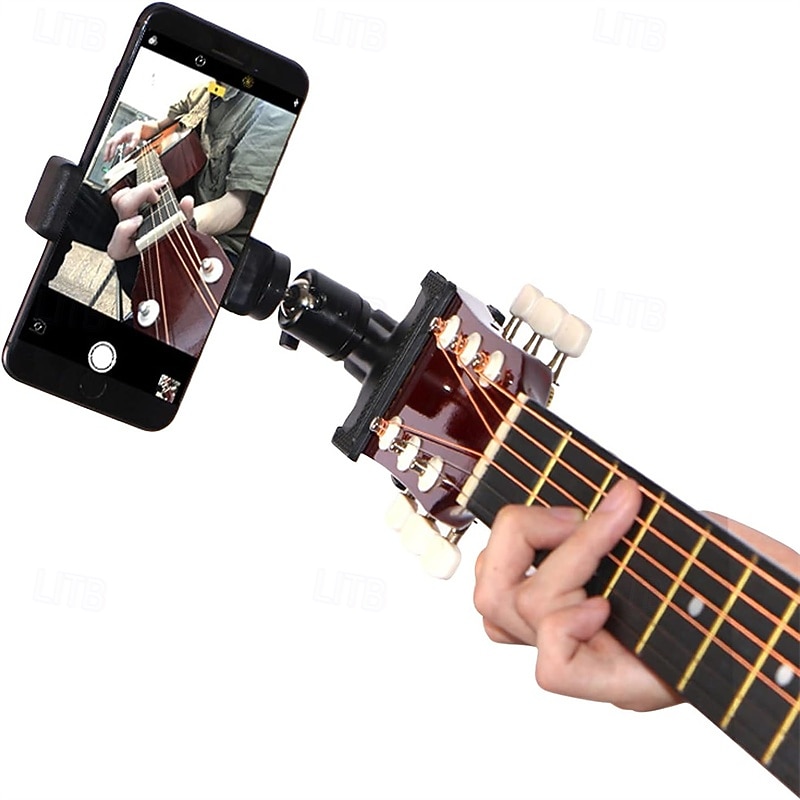 Suport pentru telefon cu căști de chitară, pentru transmisiuni live, predare, înregistrare video, compatibil cu Android și iPhone, chitară/chitară electrică/bas/ukulele 2025 - $13.99 –P1
