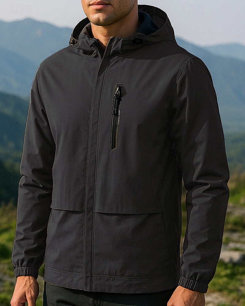 Homens Jaqueta Corta-Vento Jaqueta Softshell Jaqueta de Trilha Ao ar livre Prova-de-Água A Prova de Vento Roupas de caminhada Roupas de caminhada Primavera Outono Blusas Campismo / Escursão de 2025 por $34.99 –P6