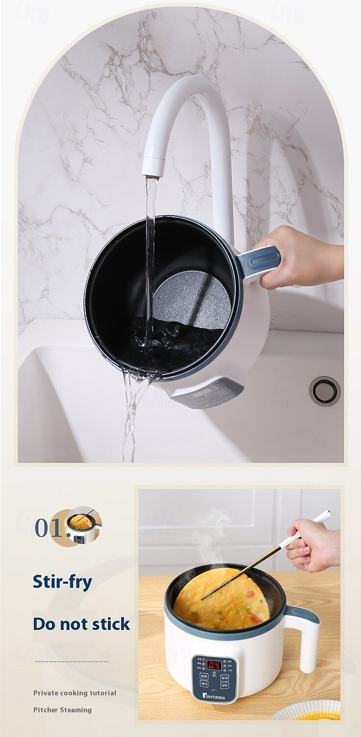 2025年 1.7L電気炊飯器シングル二層220Vマルチクッカーノンスティックスマートメカニカルマルチクッカー蒸しご飯ポット家庭用  コレクション – $38.99 –P12
