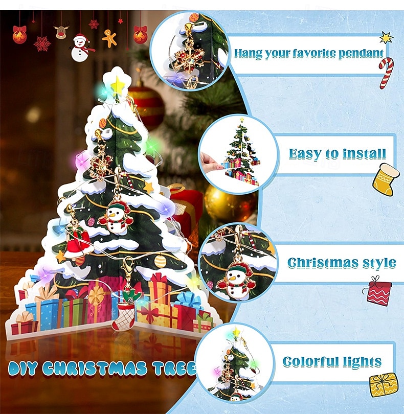 Christmas Advent Calendar Bracelets 2025 for Girls, 24 Days DIY Jewelry Making Kit with 22 Charm Beads and 2 Adjustable Bracelets, Xmas Countdown Gift for Kids Teens Women 2025 - $18.49 –P4