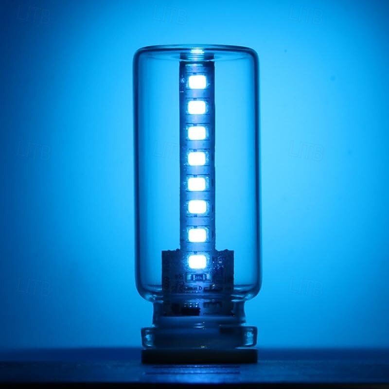 Luce notturna USB per auto, dimmerabile, luce d'atmosfera, spina USB, luce interna per auto, 4 colori, mini lampadina a LED, luci notturne per auto, campeggio, festa, decorazione per la camera da del 2025 a $27.99 –P4