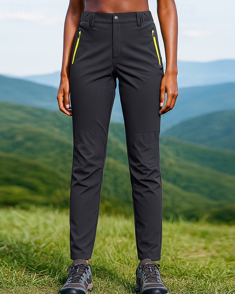 Női Planinarske hlače Vízálló nadrág Softshell nadrág Tavasz Ősz Külső Normál Vízálló Szélbiztos Alsók Zseb Fekete Kék Kempingezés és túrázás Futás S M L XL XXL 2026 - $24.99 –P5