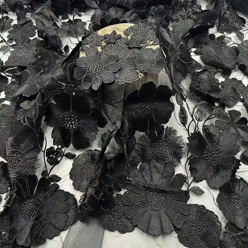 mit Blumen bestickte Spitzenapplikationen Meerjungfrau/Trompete Abendkleid elegantes Kleid formelle Hochzeit bodenlang ärmellos schulterfrei 2025 2025 - $165.99 –P5