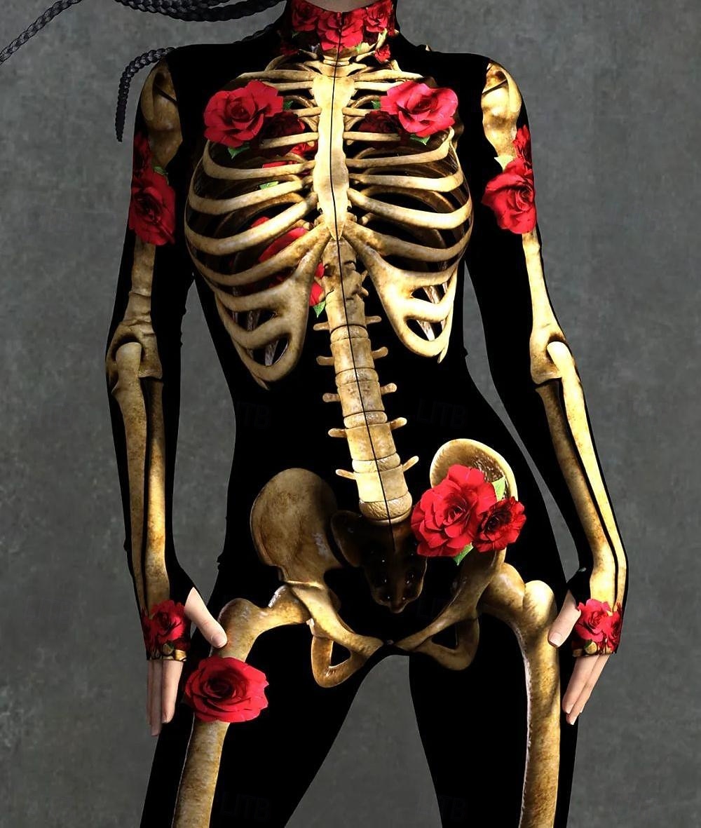 Disfraz de carnaval Traje de Cuerpo Completo Trajes Zentai estampados Traje de cosplay Body Estampado Disfraz Sexy Víspera de Todos los Santos Hombre Mujer Chico Traje para Fiesta Rendimiento 2026 - $33.99 –P3