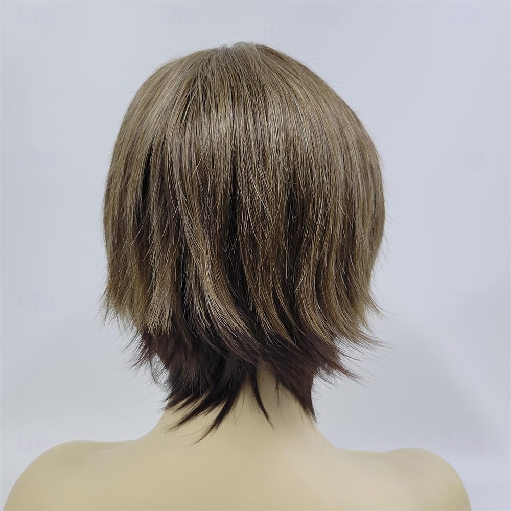 Peruca bob curta de 10 polegadas, estilo natural, marrom, lisa, para festa diária, para mulheres de 2026 por $23.99 –P8