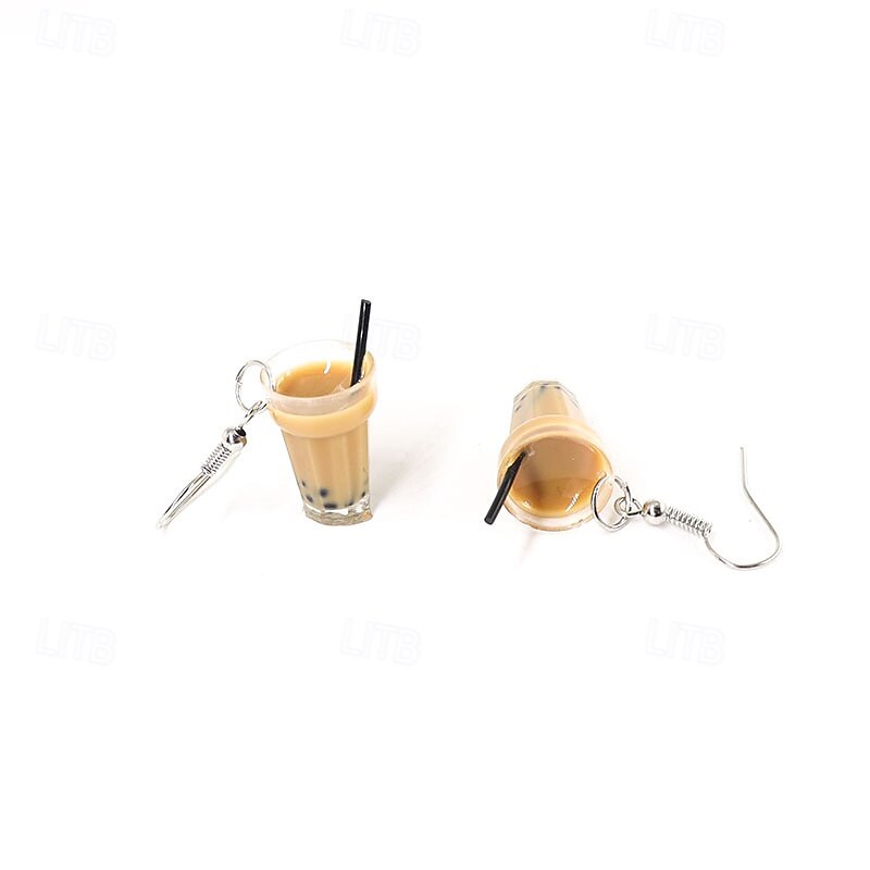 Femmes Boucles d'oreilles Tropical Joie Élégant Des boucles d'oreilles Bijoux Café Pour Soirée de 2025 ? $23.99 –P3