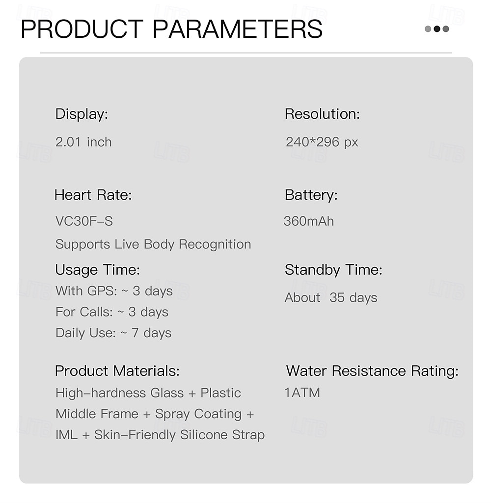 LC211 Smart Watch 2.01 inch Smartwatch Fitness Running Watch Bluetooth Temperature Monitoring Pedometer Call Reminder Compatible with Android iOS Women Men GPS Long Standby Hands-Free Calls IPX-5 2025 - $47.99 –P17