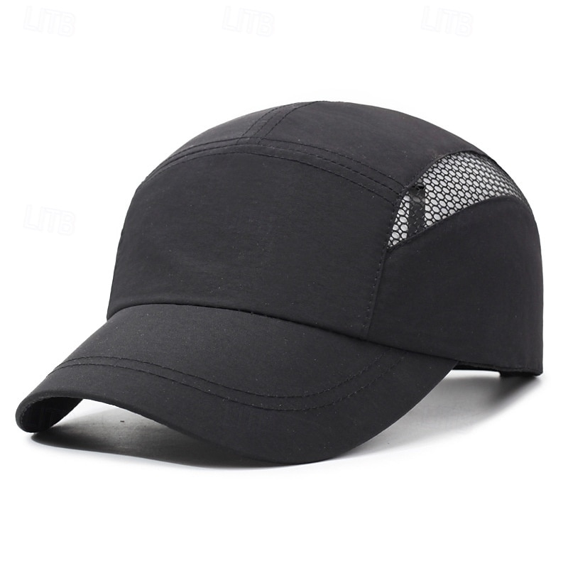 Casquette de Baseball Casquette de tennis Homme Mancherons Couleur Unie Classique Mode Séchage Rapide Respirant pour Tennis Base-ball Pickleball Été Noir Jaune Grise de 2025 ? $12.99 –P1