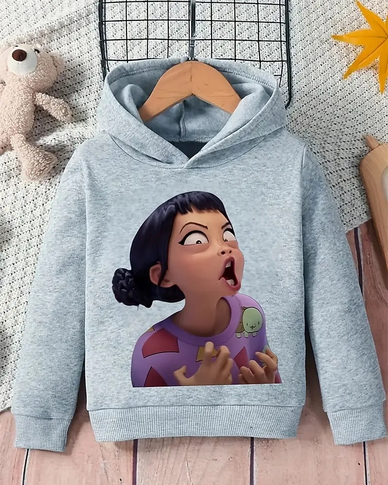 Kpop Demon Hunter Pojkars Tecknad Grafisk Hoodie - Animefigur Tryckt Tröja Med Uttrycksfulla Ögon Mjuk Avslappnad Vintervärme Bekväm Höst &vinterkläder för skolan &lekträffar 2025 - $18.99 –P3