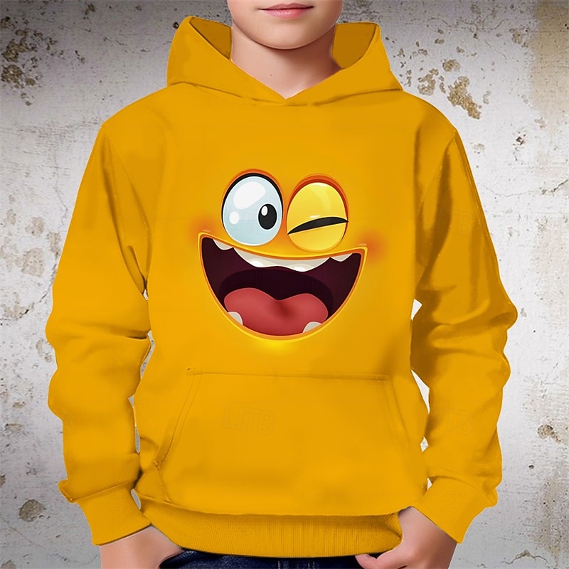 Garçons 3D Graphique Dessin animé Sweat à Capuche manche longue Printemps Automne Mode Streetwear Enfants 4-12 ans À capuche Extérieur Occasionnel Quotidien Coupe régulière de 2025 ? $18.99 –P2