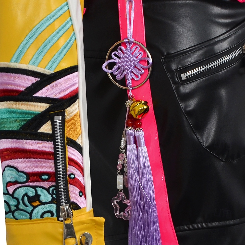 Kpop-inspiriert Von koreanischen Idolen inspiriert Idol Popstar Kostüm Festkleidung Virtuelles Idol for Damen Erwachsene Halloween Karneval Leistung Comic-Konzert Anime Expo 2026 - $155.99 –P9