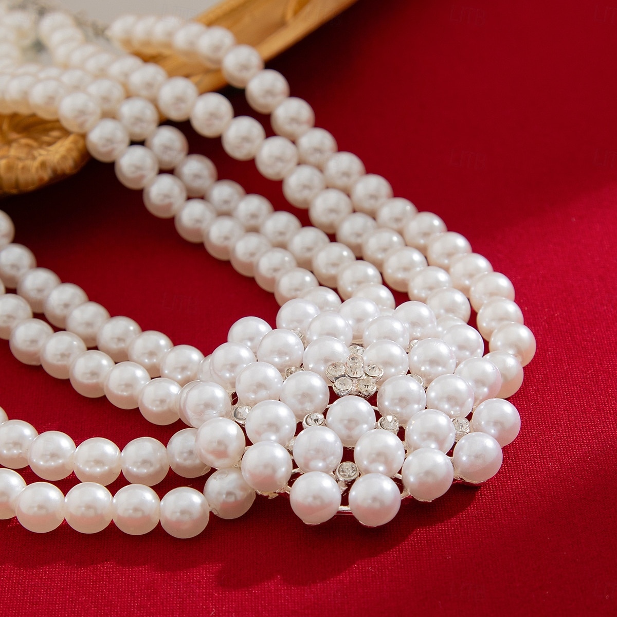 Naisten helmikaulakoru ja rannekorusetti, vintage-tyylisiä gatsby-koruja juhliin ja 1920-luvun teemaisiin tapahtumiin 2026 - $11.99 –P7