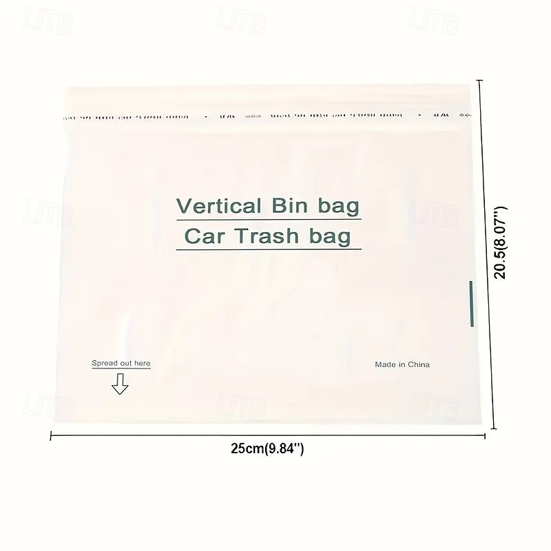 Pacote com 100 sacos de lixo descartáveis grossos – sacos de vômito duráveis para carro, cozinha, quarto, escritório, viagens, acampamento &uso de escritório de 2026 por $15.99 –P9