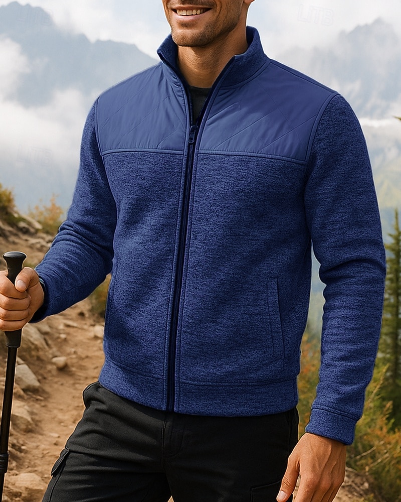 Муж. Куртка для туризма и прогулок Спортивная куртка На открытом воздухе Термальные Походная одежда Походная одежда Зима Осень Верхняя часть Походы / туризм / спелеология Бег Пэчворк 2026 - $19.99 –P5