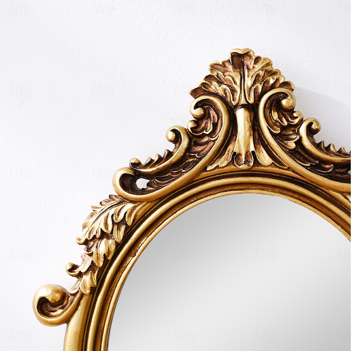 Miroir mural décoratif ovale à motif classique – Décoration murale de style européen, miroir de courtoisie créatif &accessoires de photographie de 2026 ? $23.99 –P8