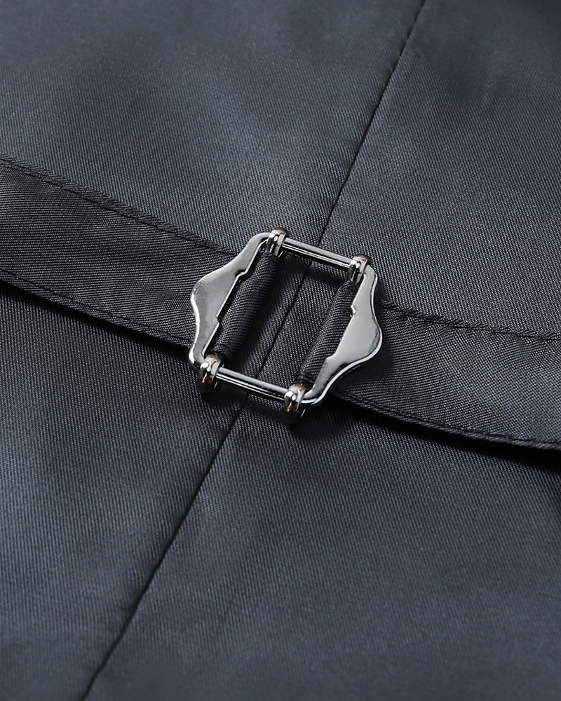 Herre سترة Veste Gilet Feriereise Fest Virksomhet Mote Fritid Vår Høst Lomme Knapper Polyester Bekvem Paisly Enkelt Brystet Enn-knapp Knaphul Normal Mørkegrønn Vest 2025 - $35.99 –P7