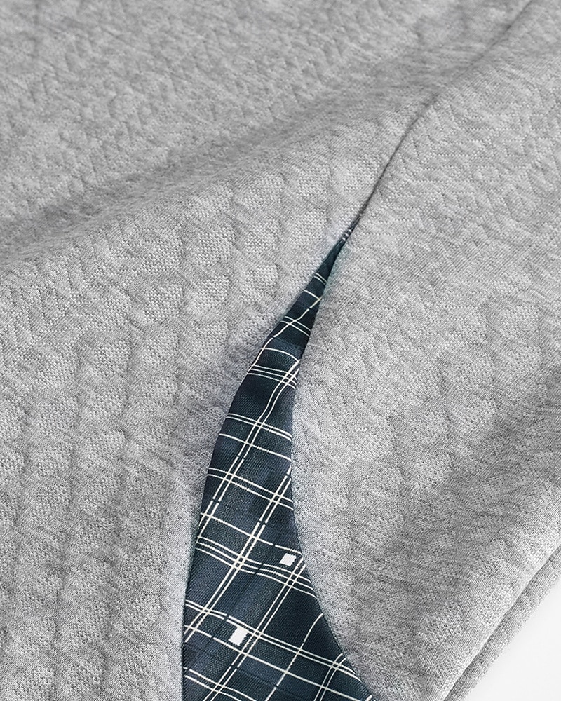 Herre Genser Svart Hvit Navyblå Kakifarget Grå V-hals Fargeblokk Jacquardvevnad Lapper Sport & Utendørs Daglig Ferie Polyester Gatemote Grunnleggende Fritid Vår Høst Klær Gensere Gensere 2025 - $24.99 –P6