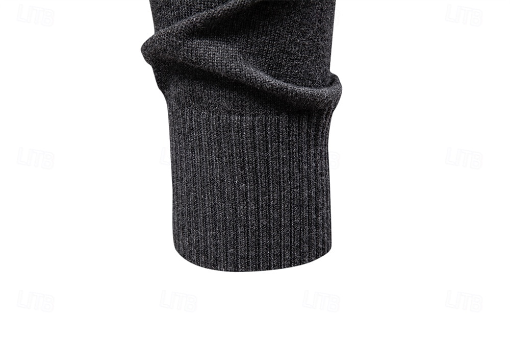 Herren Pullover Zopfmuster Stricken Normale Oberteile Halber Reißverschluss Farbblock Geometrisch Stehkragen Elegant Vintage Schule Urlaub Bekleidung Frühling Herbst Grün Armeegrün S M L 2026 - $53.99 –P14