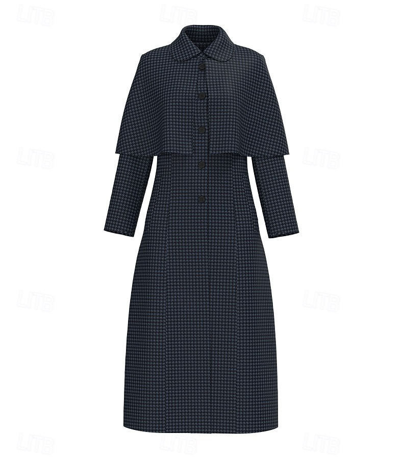 Gotycki horror Mroczna Akademia Płaszcz Kostium Fantazyjne przebranie Cosplay for Damskie Doroślu Halloween Karnawał Spektakl Impreza Edukacyjne przebieranki 2025 - $48.99 –P1