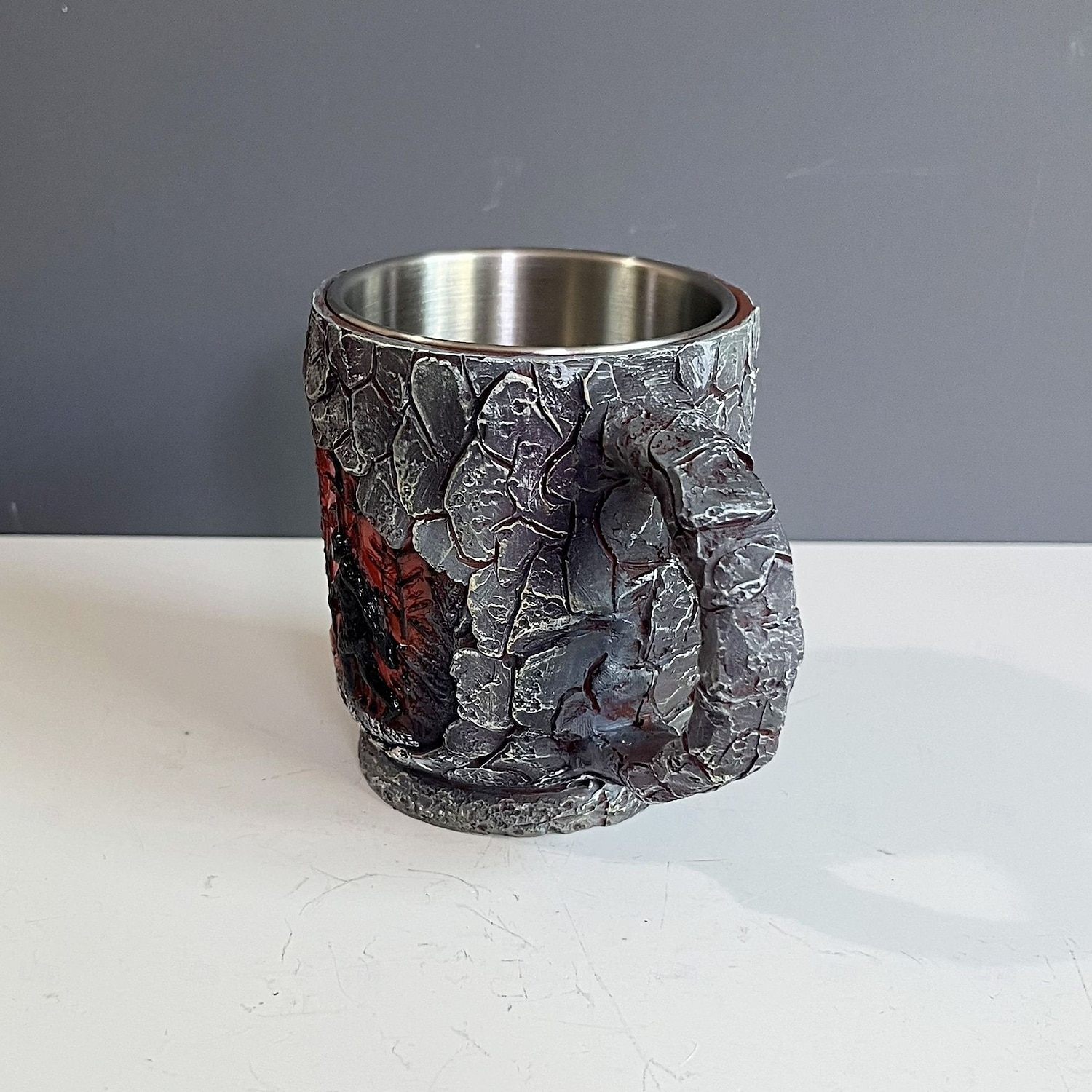 Кружка из смолы с изображением лесного пожара в виде бигфута, винтажная 3D кружка с изображением бигфута, кружка для кофе на открытом воздухе, кружка для костра, кружка для кемпинга, кухни, для 2026 - $24.99 –P4