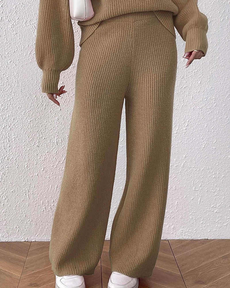 Γυναικεία Πλατύ Πόδι Πλατύ παντελόνι ανάπαυσης Κομψό στυλ street Καθημερινό Πλήρες μήκος Φυσικό Σκέτο Ελαστική μέση Άνετο ΕΞΩΤΕΡΙΚΟΥ ΧΩΡΟΥ Διακοπές Εξόδου Πορτοκαλοκόκκινο Κάμελ Μαύρο Χειμώνας 2025 - $24.99 –P20