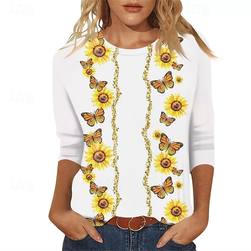 Homme T Shirt Tee Imprimés Photos Foi Col V Vêtement Tenue Estampage à