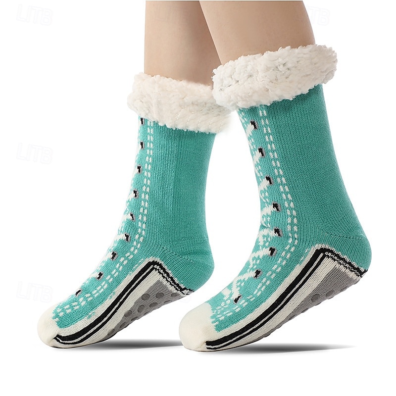 Thick Fuzzy Floor Socks for Women, Indoor Slipper Socks, Cozy Winter Sleep Socks, Extra Plush Warm Socks for Home, Maternity, and Cold Weather 2026 - $23.99 –P8