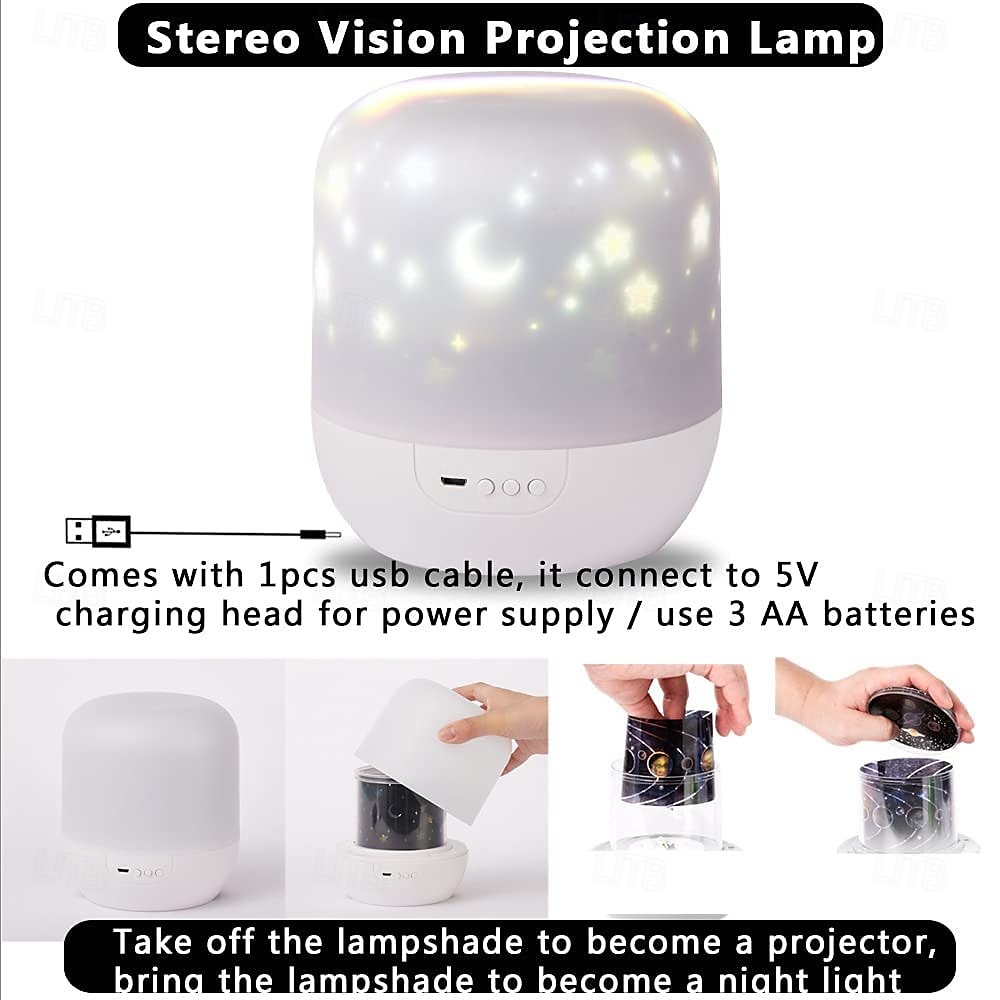 Ocean Night Light Projector  Gifts Kids Galaxy Projector for Bedroom Nebula Star projector with USB Cable 360 Degree Rotation Kid Night Light Lamp for Decorating Party Birthdays Gifts 2026 - $33.99 –P7