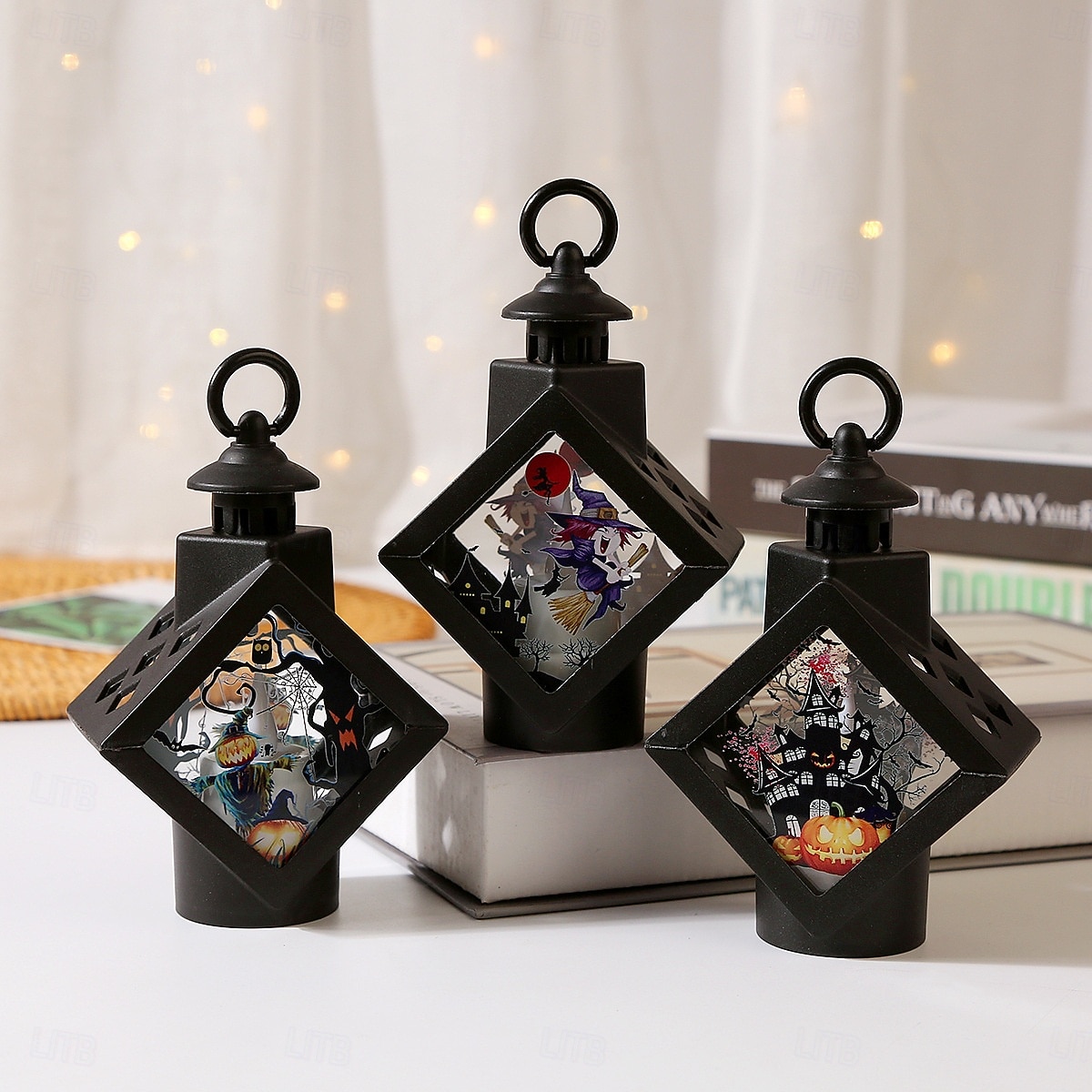 1 kpl 13,5 cm halloween led-kynttilä tuulivalo koriste halloween juhlatarvikkeet tunnelmakoriste valoriipus 2025 - $4.99 –P2