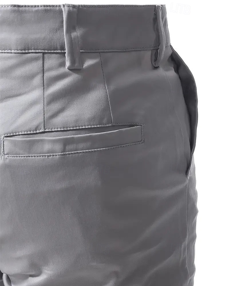 Per uomo Pantaloni Chinos Pantaloni plissettati Tasca Bottoni Semplice Comodità Formale Feste Lavoro Moda Stile Classico Nero Vino Micro-elastico del 2025 a $26.99 –P6