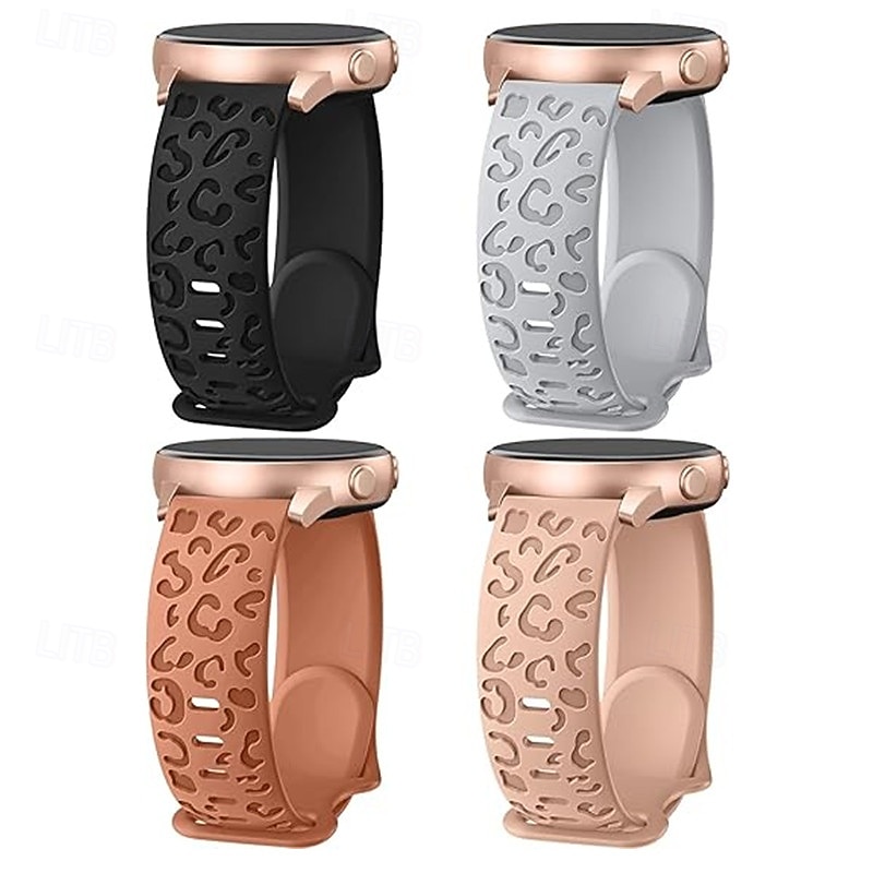 מארז 4 צפו בנד ל Garmin Samsung Amazfit Polar גישה S42 / S40 / S12 GTS 4,4mini, 3,2,2mini, 2e, GTR 42mm, Bip U Pro, U, 3 Pro, 3, S lite, S, lite Watch 8/7/6/5/4 40/44mm, Watch 6 Classic 43mm, Watch 4 2026 - $16.99 –P8