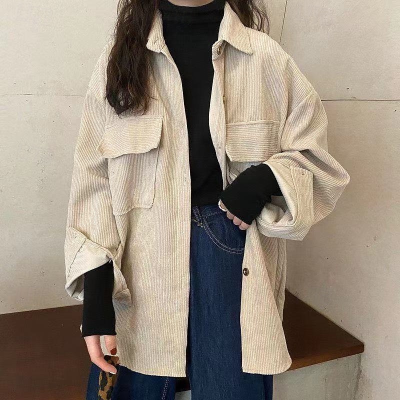 Damesoverhemd effen kleur elegant vintage dagelijks lange mouw bisschopsmouw overhemd kraag lange tops werk dagelijks uitgaan roze bruin abrikoos lente herfst winter lente, herfst, winter 2025 - $28.99 –P15
