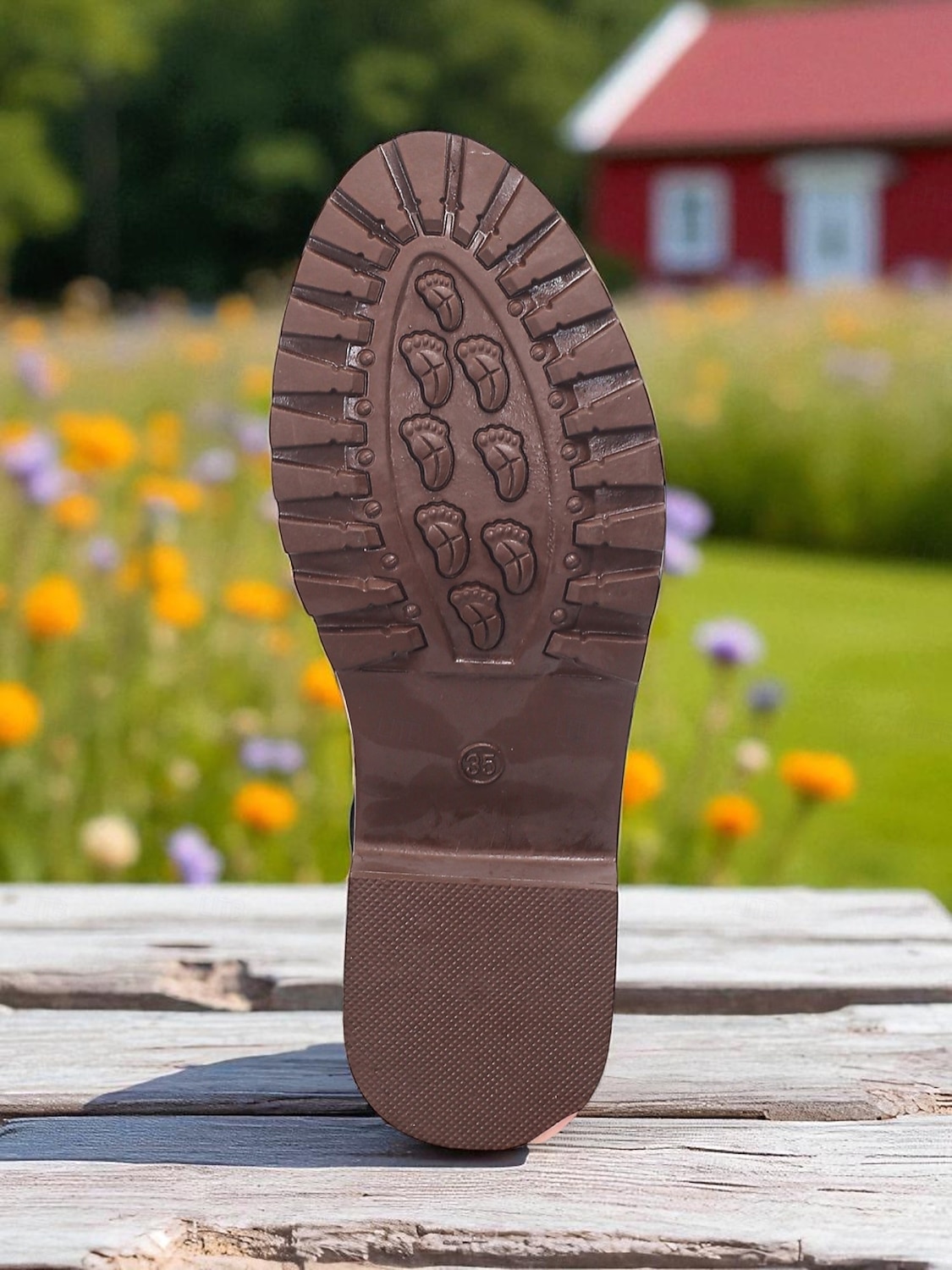 Botines Chelsea de tacón grueso para mujer: botines de punta redonda con detalle de tachuelas para la moda de otoño, visitas a granjas y paseos al aire libre. 2025 - $24.99 –P2