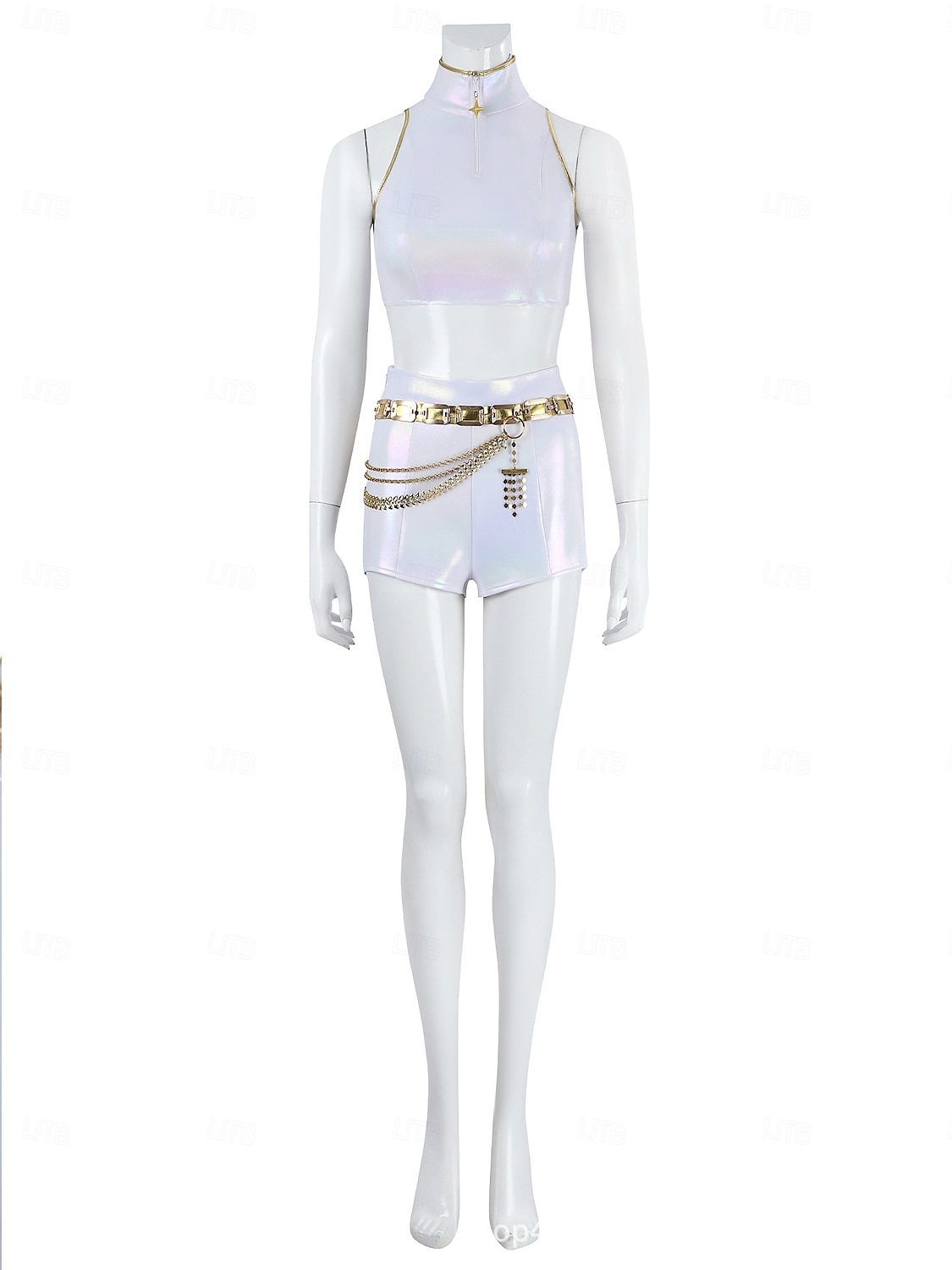 Inspiré des idoles coréennes Idole Pop Star Costume Robe Elégante Idole virtuelle for Femmes Adultes Halloween Carnaval Performance Comic-Con Salon de l'Anime de 2026 ? $60.99 –P3