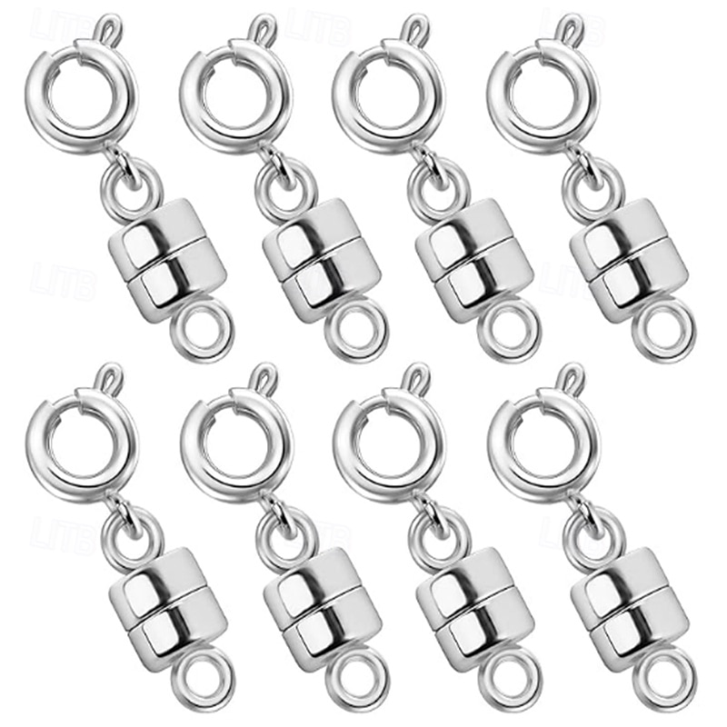 8 fermagli e chiusure magnetiche resistenti per collane, convertitori di fermagli per gioielli placcati in oro e argento per collane e bracciali. del 2025 a $11.49 –P7