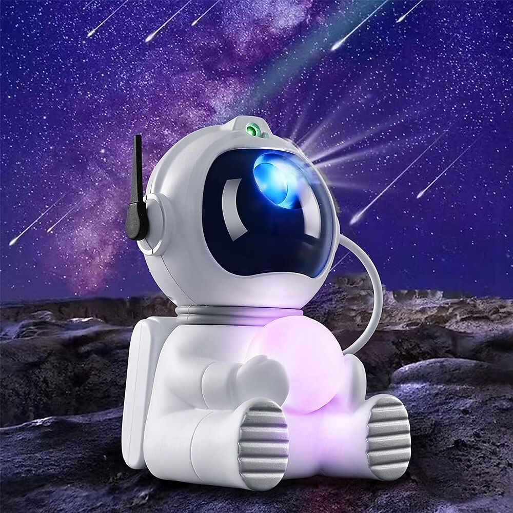 proiezione stellare galassia luce notturna astronauta proiettore stella nebulosa soffitto luce led 360 regolabile &timer &telecomando per bambini/camera da letto/regali di Natale/compleanno/San del 2025 a $35.99 –P4
