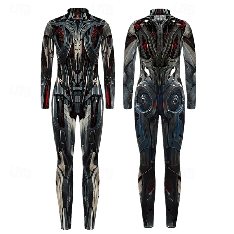 Family Jumpsuit Halloween pattern Street Print Black White Red Long Sleeve Matching Outfits 2026 - $27.99 –P5