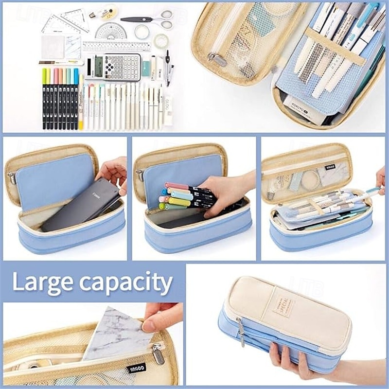 Big Capacity Pencil Pen Case Office College School Large Storage High Capacity Bag Pouch Holder Box 2026 - $15.99 –P9