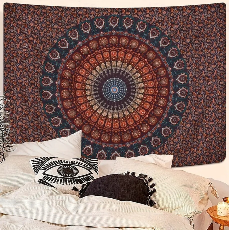 tapeçaria Tapeçarias Mandala Geométrica Boêmio Quarto Sala de estar Dorm Decorações de parede de porta de fundo de 2026 por $21.99 –P13
