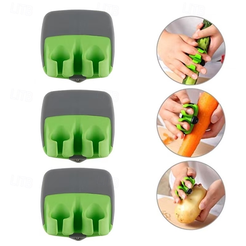 Нож для чистки овощей и фруктов с острыми лезвиями, кольцо для чистки овощей и фруктов, многофункциональный ручной нож для использования на кухне 2026 - $12.99 –P7