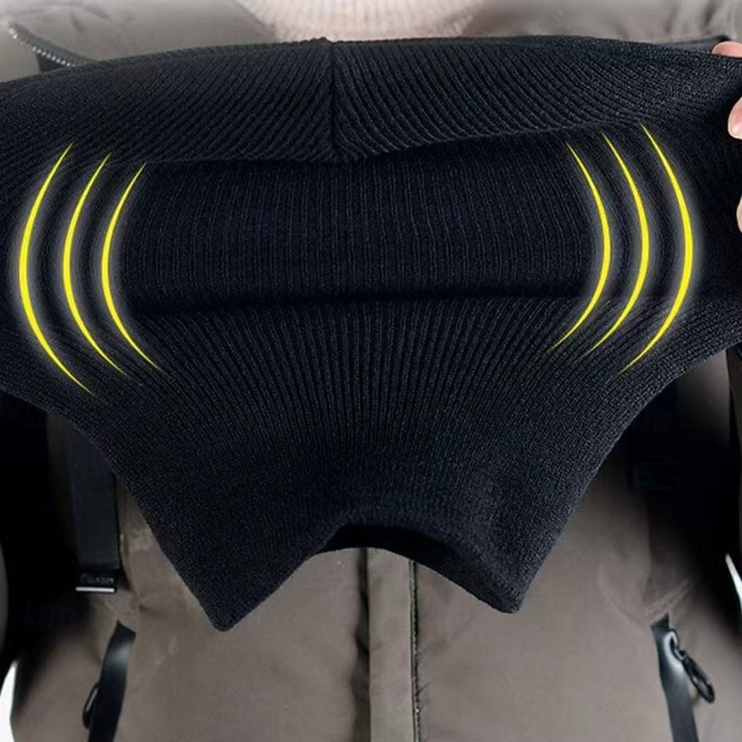 2 kpl henkilökohtainen hauska hattu auton istuimen päänsuojaan, universaalit auton niskatuen suojat, hauska persoonallisuus auton sisustuskoristeet, musta &valkoinen 2026 - $12.99 –P8