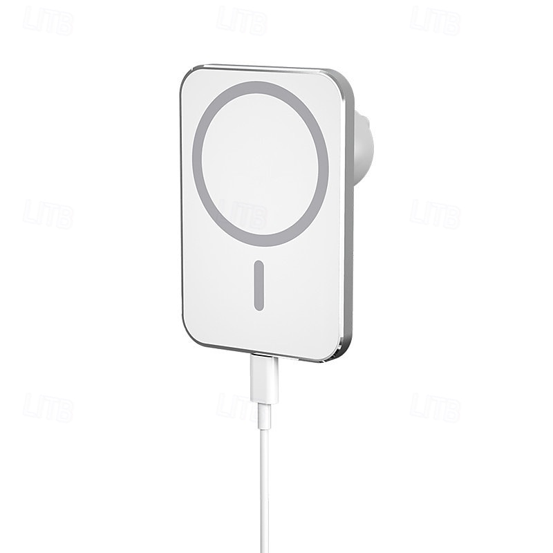 bezdrátová nabíječka do auta s rychlonabíjením, magnetický držák do výdechu auta kompatibilní s telefony Apple a Android 2025 - $16.99 –P4